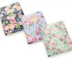 3 flap file folder Pigna Nature Flowers A4 with rubber band