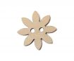 Nööp puidust lill N08 24x24mm