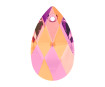 Pendant Swarovski pear 6106 22mm 001API crystal astral pink