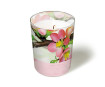 Svece stikla traukā d=8.5cm h=10cm Blossom Greetings