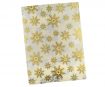 Aploksne no Nepali papīra 18.5x25cm Snowflakes Gold/Silver on Natural