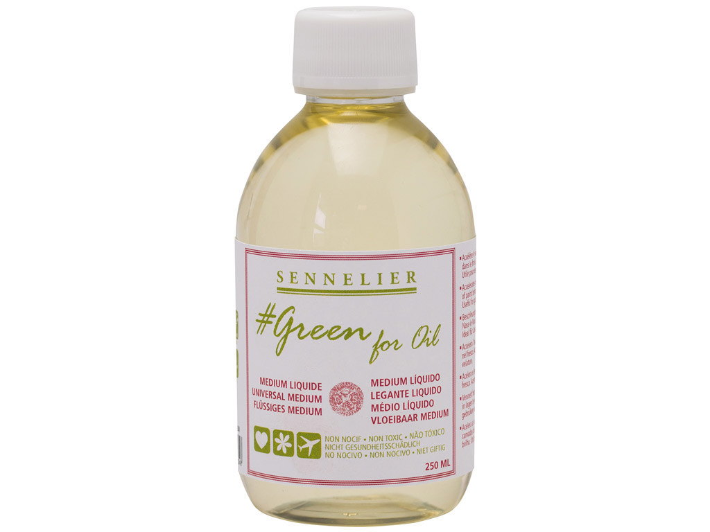 Õlivärvi meedium Sennelier Green for Oil Liquid 250ml
