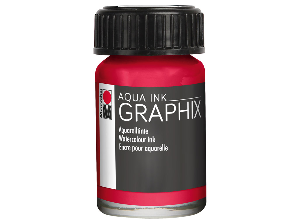 Akvarelltint Graphix 15ml 032 carmine red