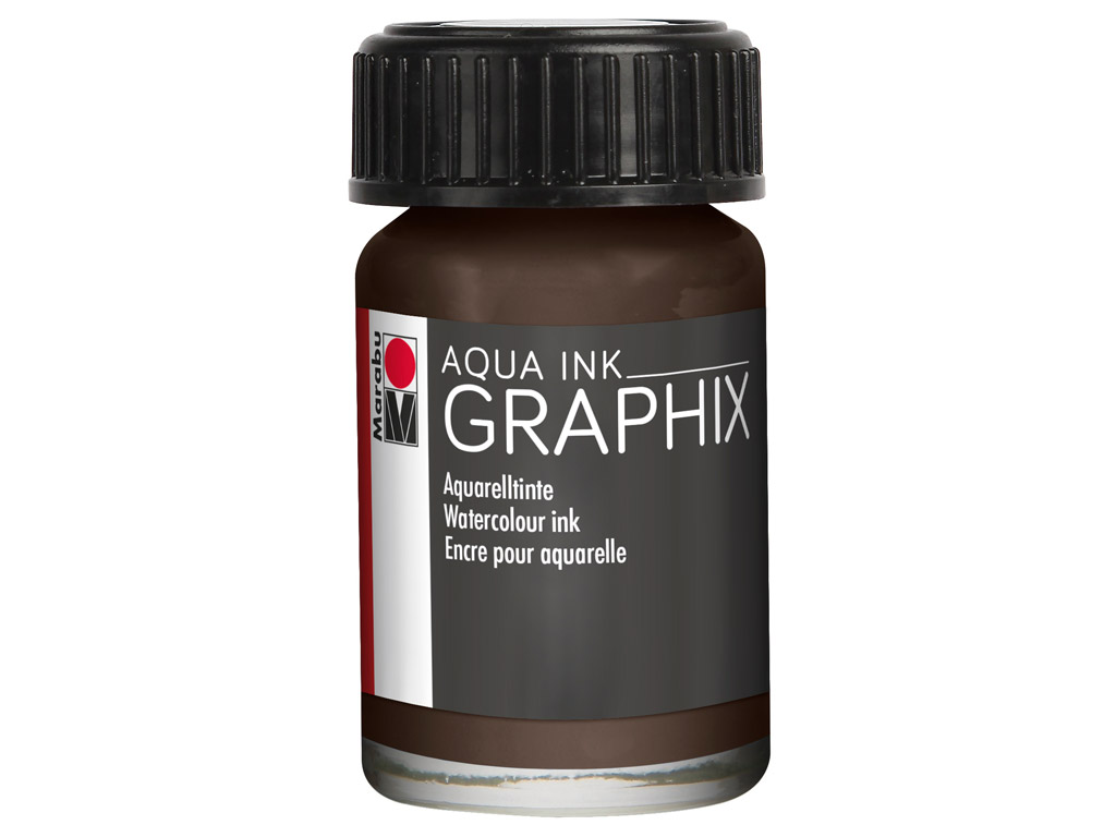 Akvarelltint Graphix 15ml 045 brown