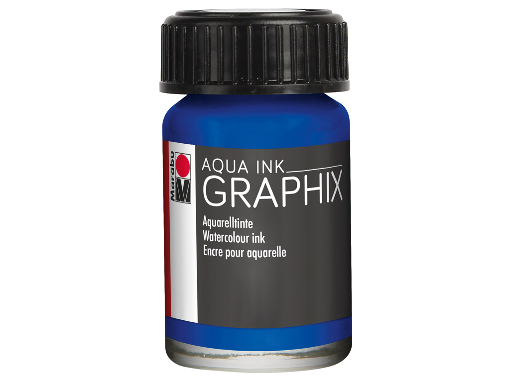 Akvarelltint Graphix 15ml 055 ultramarine