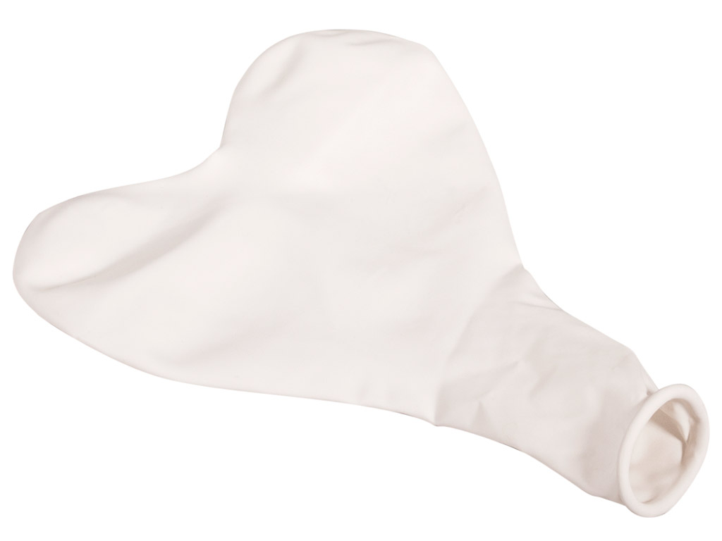 Õhupall lateksist Rayher süda 30cm 8tk valge