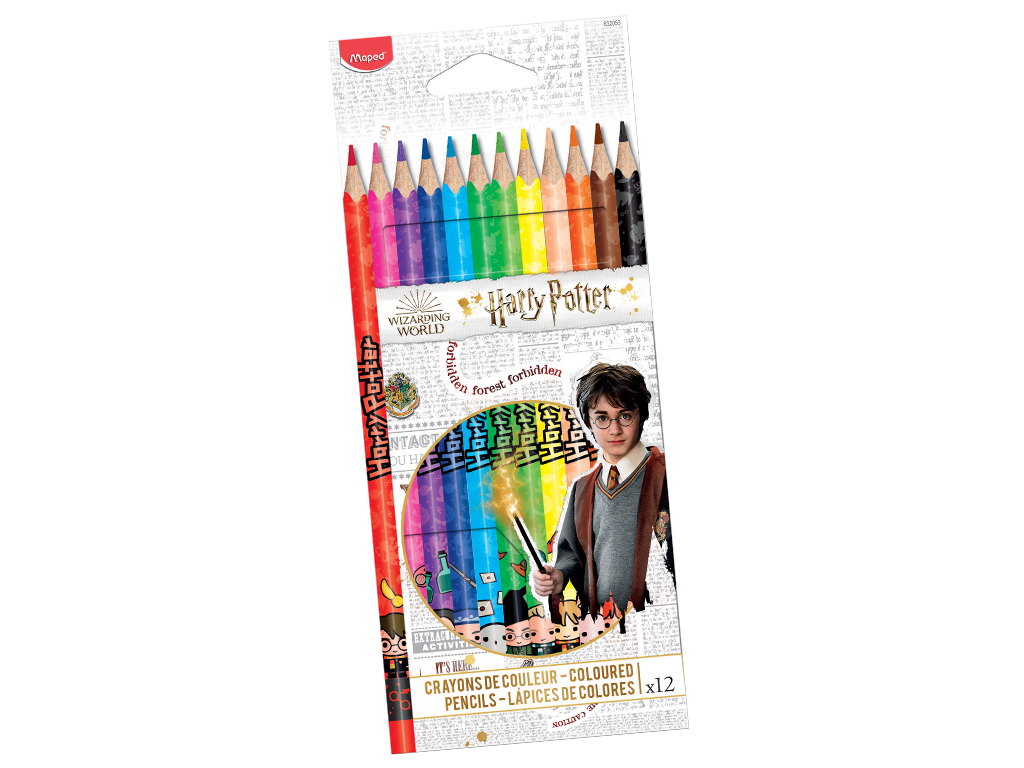 Krāsainais zīmulis Maped Harry Potter 12gab,