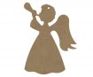 MDF-figurina Gomille 11x14cm h=0.6cm engelis ar trompeti