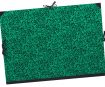 Portfolio LB 80x61cm with ribbons black-on-green
