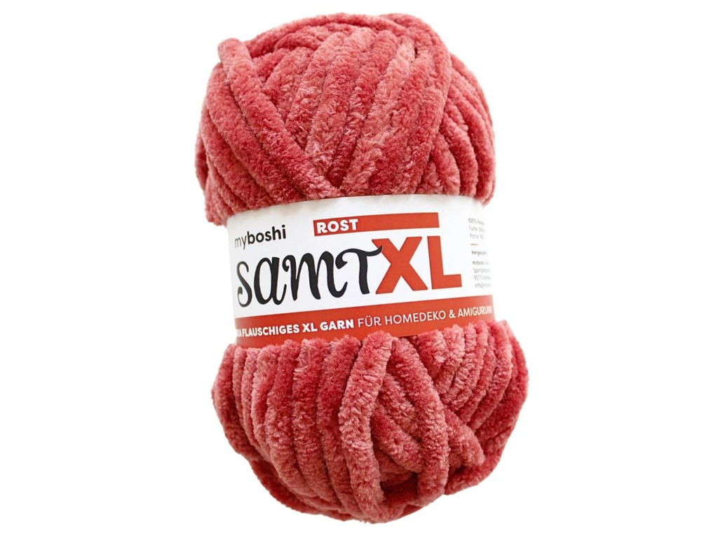Lõng MyBoshi Samt XL 100% polüester 100g/40m rust