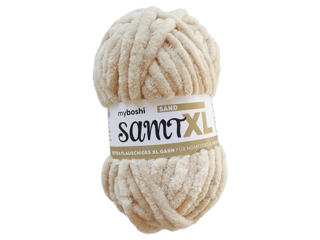 Lõng MyBoshi Samt XL 100% polüester 100g/40m sand