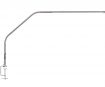 Valgusti lauale Daylight Slimline 4 LED klambriga roostevaba