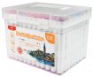 Alkoholi baasil markerite komplekt M&G 2 otsaga 108tk plastikkarbis