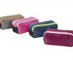 Pencil case Viquel square double zip Hello King assorted