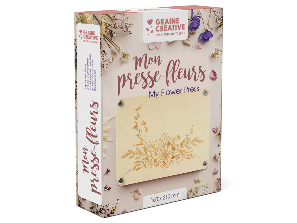 Lillepressi komplekt Graine Creative 16x21cm