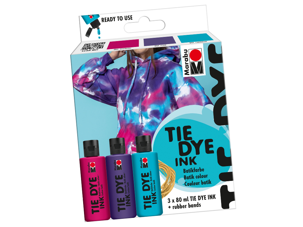 Batikavärvi komplekt Marabu Tie Dye 3x80ml Trend