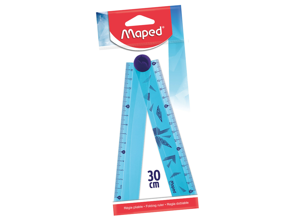 Foldable ruler Maped Open Up Arctic 15/30cm blister