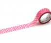 Washi teip mt 1P basic 15mmx7m dot aurora pink