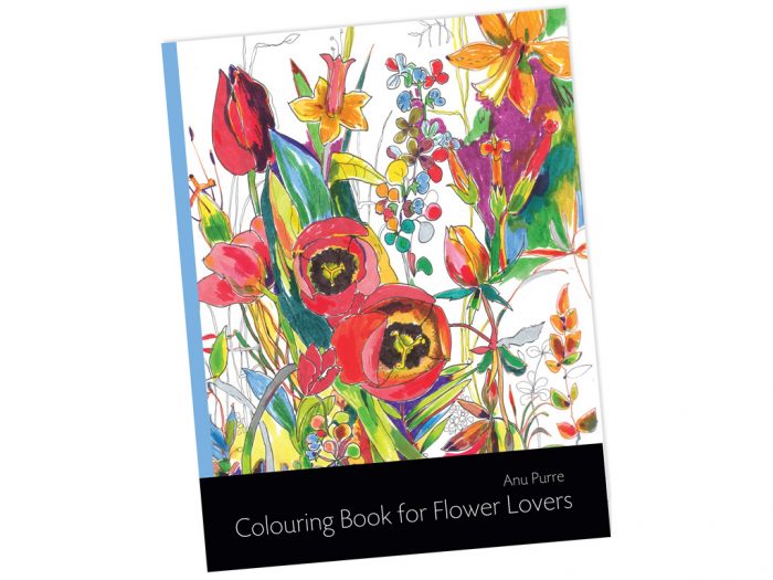 Krāsojamā grāmata „Colouring Book for Flower Lovers“ - 1/2