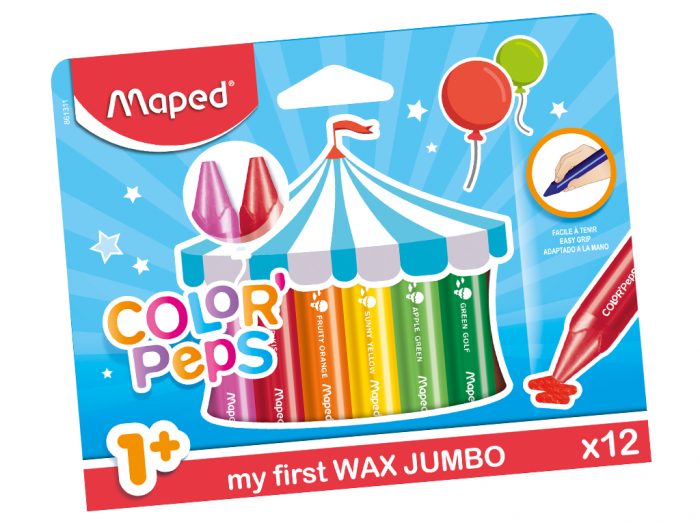 Wax crayons Maped Color’Peps Early Age Jumbo - 1/2