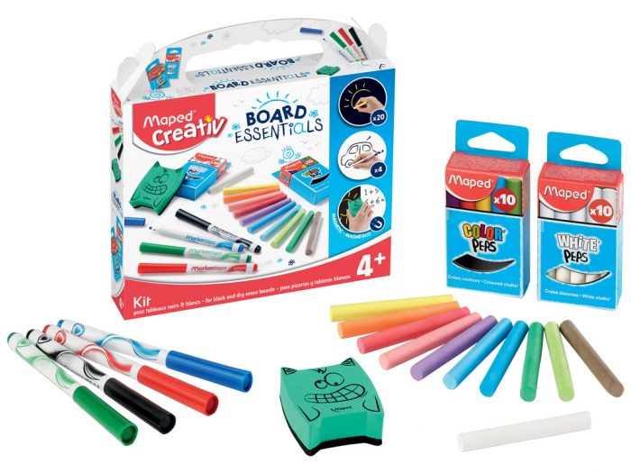 Black and dry erase boards essentials kit Maped Creativ Board Essentials - 1/3
