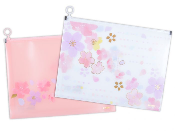 File bag with zipper M&G Sakura Rain