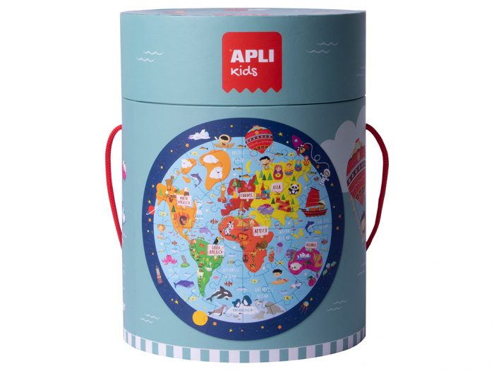 Puzzle Apli Kids World Map - 1/2