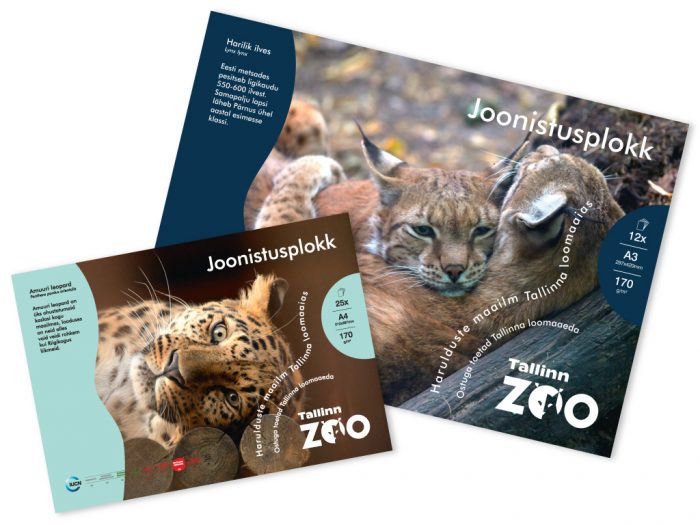 Zīmēšanas bloks Tallinn ZOO