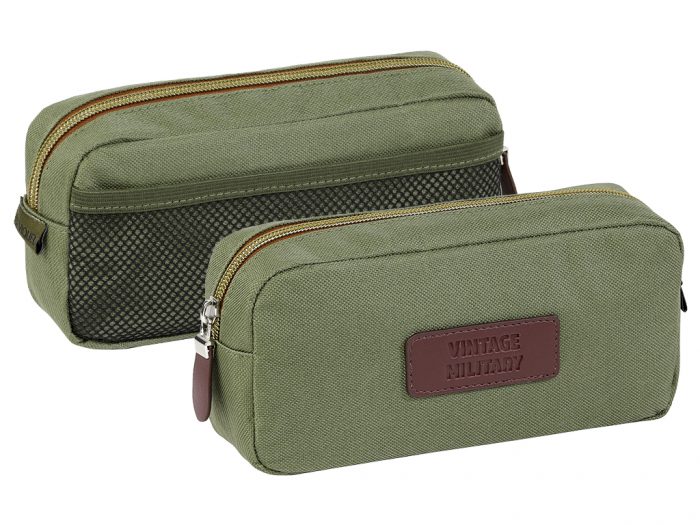 Pencil case Viquel square Military Trend