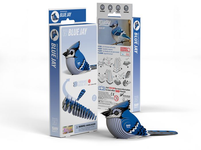 3D puzzle Eugy blue jay - 1/6