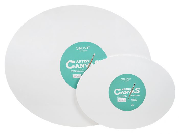Stretched canvas Sinoart oval - 1/2