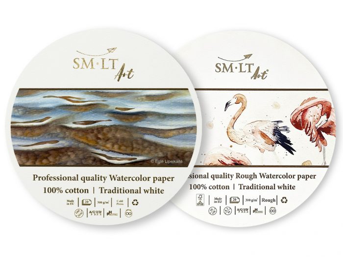 Watercolour pad Smlt Art Pro round - 1/6