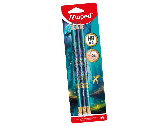 Harilik pliiats Maped Dragon kummiga - 1/2