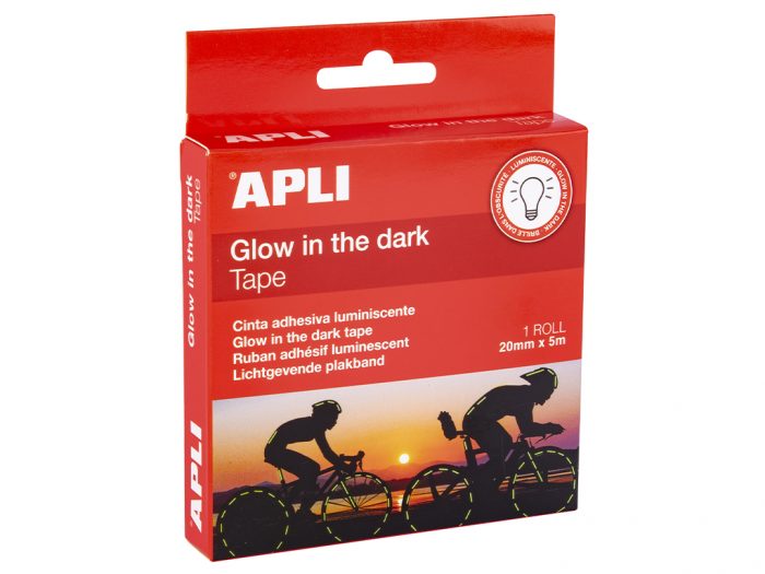 Tumšā spīdoša līmlente Apli - 1/3