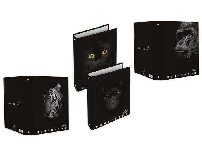 Ringbinder-4 Pigna Monocromo Black - 1/3
