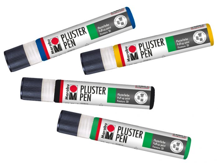 3D krāsu puff Marabu Pluster Pen 25ml - 1/6