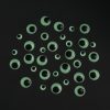 Plastic wiggling eyes Rayher glow in the dark - 3/4