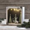 Decorations cardboard frame Rayher with wooden figure plug-in base - 2/2